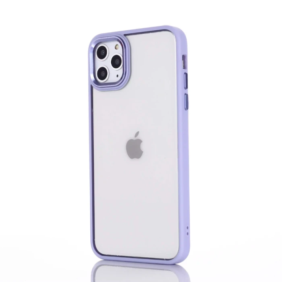 Ally iPhone 13 Pro Max 6.7inç Kılıf Parlak Renkli Çerçeveli Ultra Lüx 