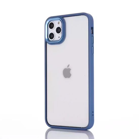 Ally iPhone 13 Pro Max 6.7inç Kılıf Parlak Renkli Çerçeveli Ultra Lüx 