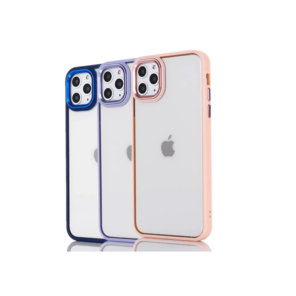 Ally iPhone 13 Pro 6.1inç Kılıf Parlak Renkli Çerçeveli Ultra Lüx TPU 