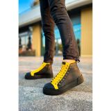 CH167 - GST Blazer Erkek Bot SIYAH - SARI