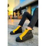 CH167 - GST Blazer Erkek Bot SIYAH - SARI