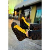 CH167 - GST Blazer Erkek Bot SIYAH - SARI