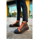 CH167 - GST Blazer Erkek Bot SIYAH/TABA