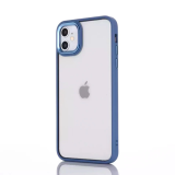 Ally iPhone 12 - 12 Pro 6.1inç Kılıf Parlak Renkli Çerçeveli Ultra Lüx