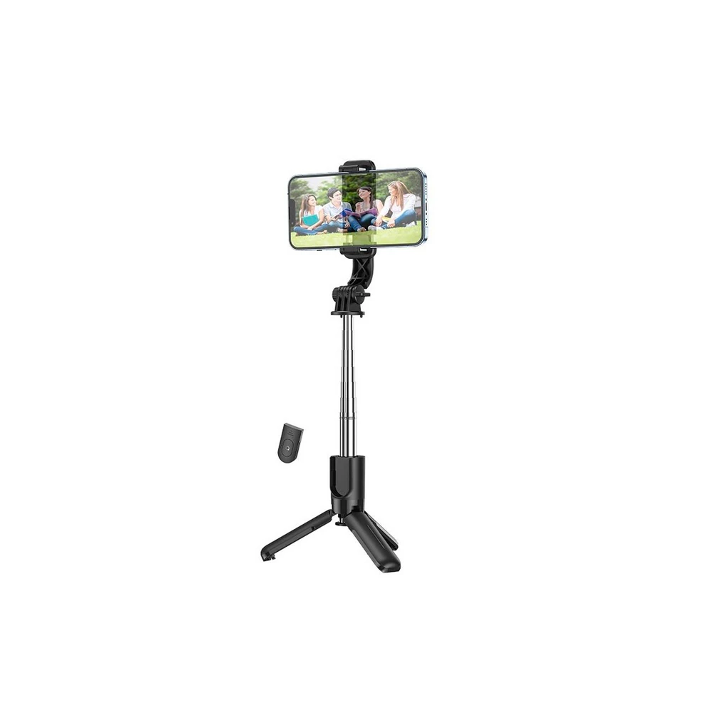 HOCO K17 Bluetooth Uzaktan Kontrol Selfie Çubuğu Tripod Mini Canlı Yay