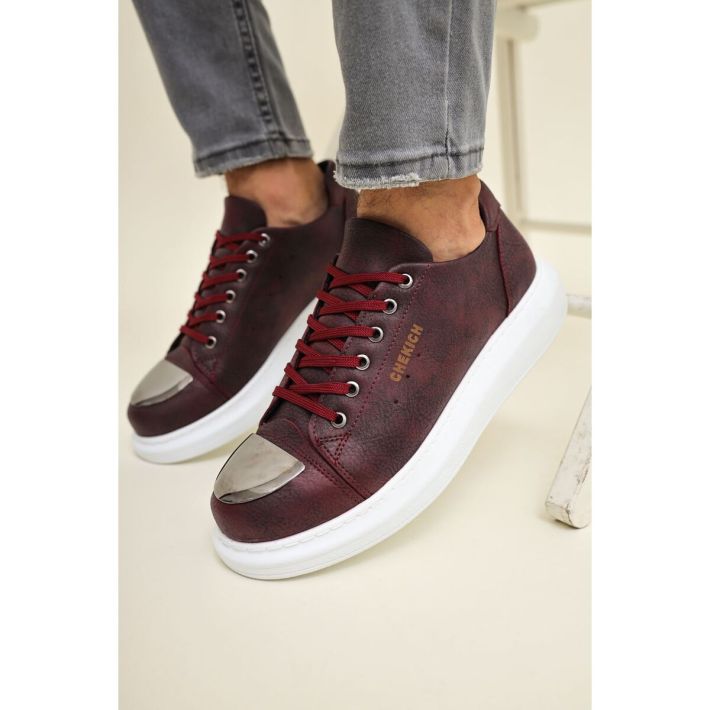 CH175 - CBT Mirror Erkek Ayakkabı BORDO