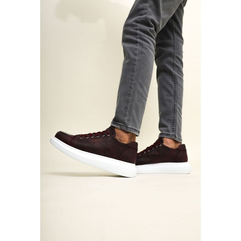 CH175 - CBT Mirror Erkek Ayakkabı BORDO