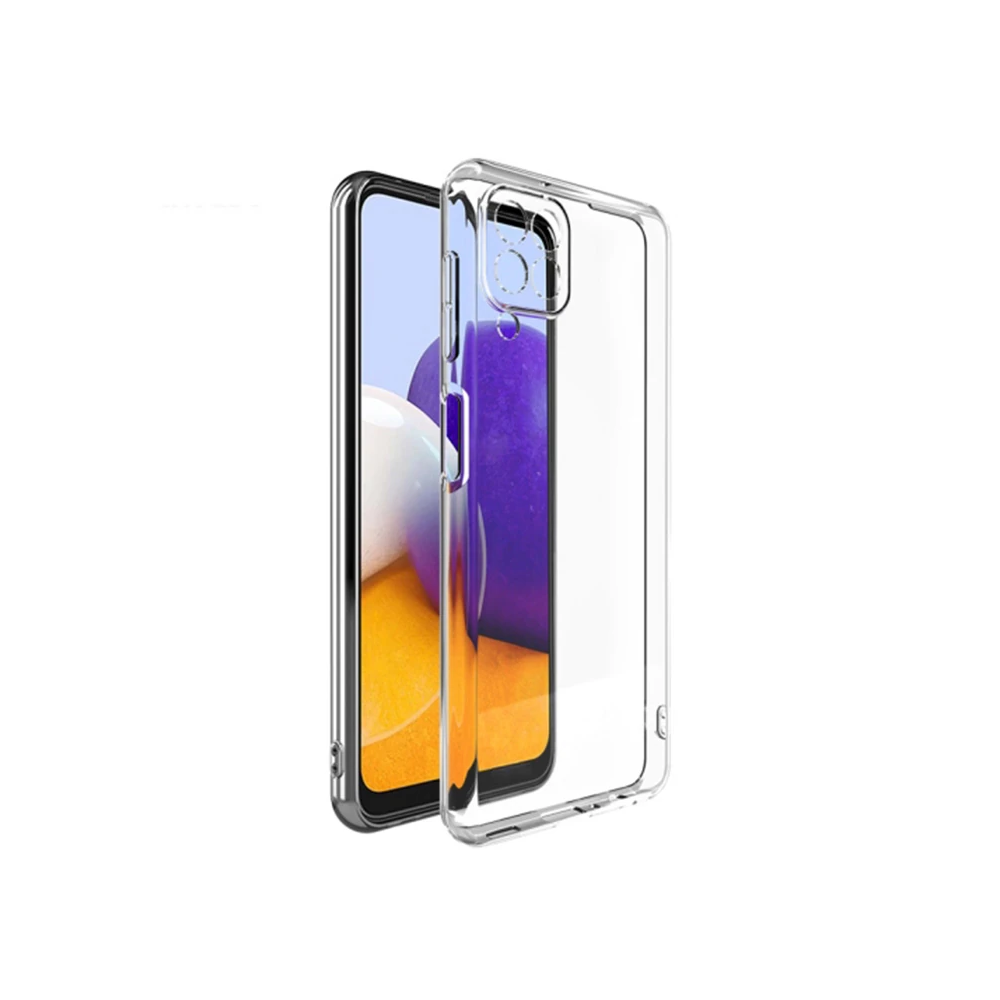 ALLY SM Galaxy A22 4G Kılıf Kamera Korumalı Ultra İnce Şeffaf Silikon 