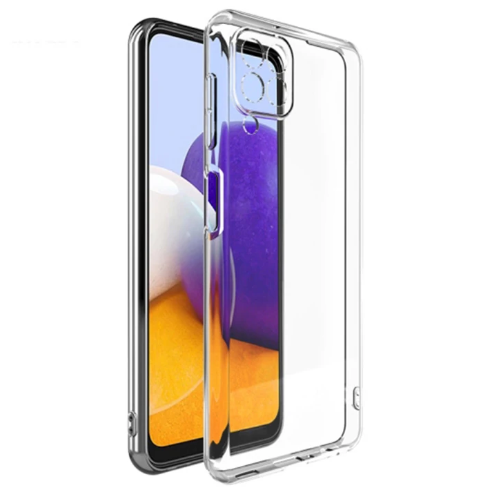 ALLY SM Galaxy A22 4G Kılıf Kamera Korumalı Ultra İnce Şeffaf Silikon 