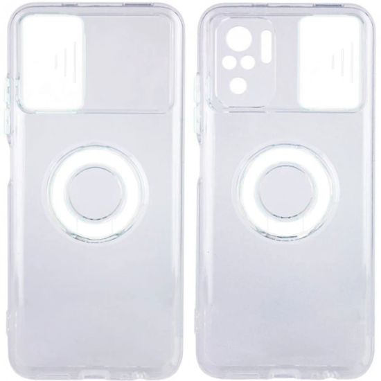 Ally Xiaomi Redmi Note 10 - 10s Kılıf Sürgülü Kamera Lens Korumalı Yüz