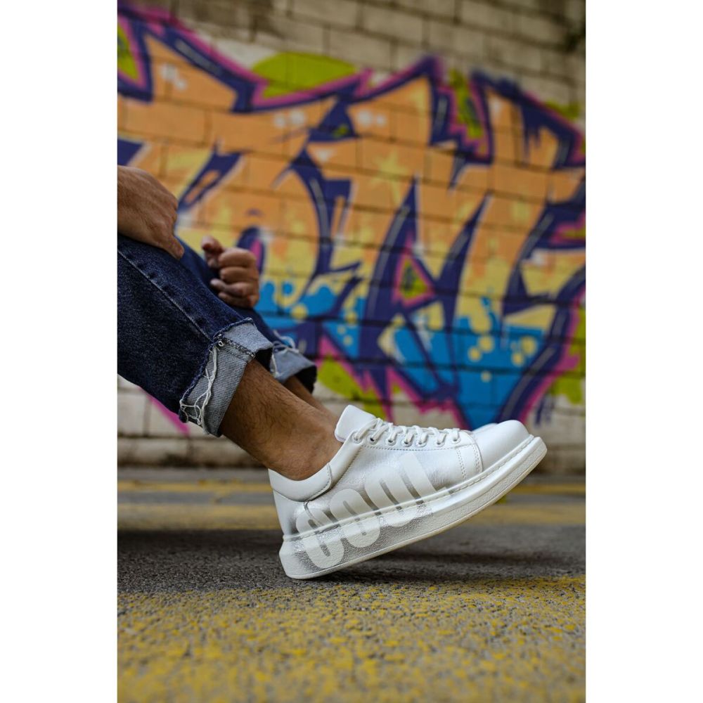 CH254 - CBT Pittura Erkek Ayakkabı 434 BEYAZ / GÜMÜS COOL
