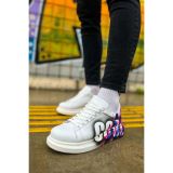 CH254 - CBT Pittura Erkek Ayakkabı 486 PEMBE / MAVI COOL