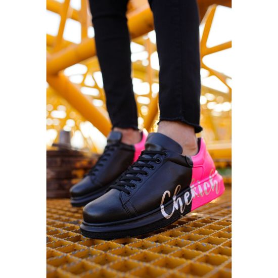 CH254 - CST Pittura Erkek Ayakkabı 477 SIYAH / PEMBE CHEKICH