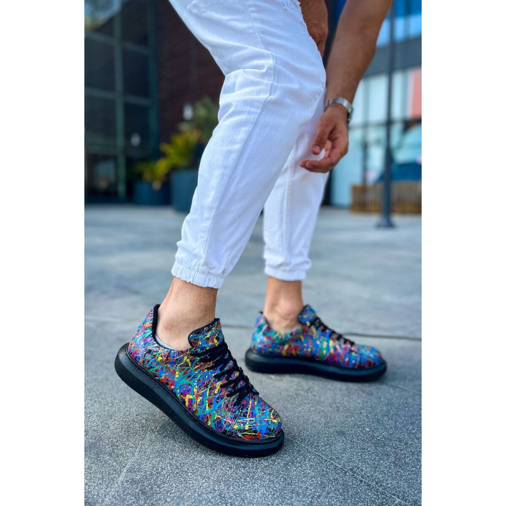 CH254 - CST Pittura Erkek Ayakkabı 538 CRAZY SPLUSH SIYAH