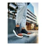 CH258 - GBT Roma Colourful Erkek Bot SIYAH/TABA