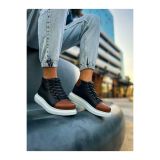 CH258 - GBT Roma Colourful Erkek Bot SIYAH/TABA