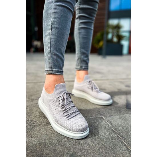 CH307 - RT Tricot Erkek Ayakkabı GRI