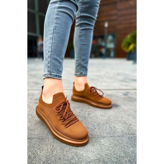 CH307 - RT Tricot Erkek Ayakkabı KAHVE