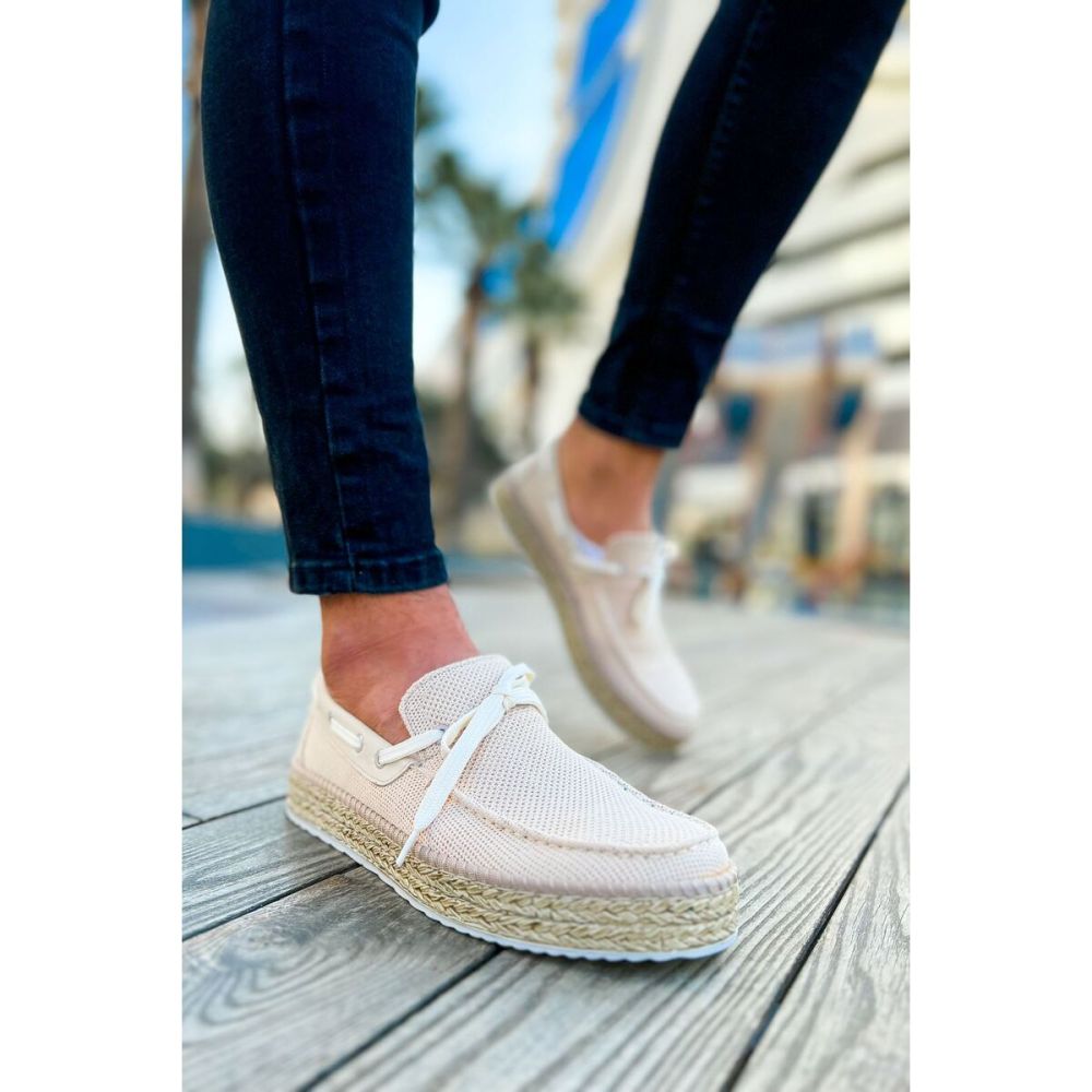 CH311 - Espadril Erkek Ayakkabı BEJ