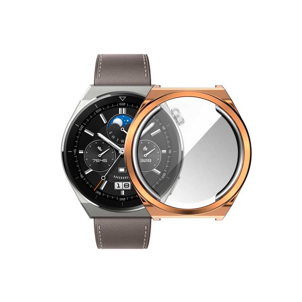 Ally Huaewei Watch GT 3 Pro 43mm Kılıf 360 Full Koruma Ultra İnce Sili