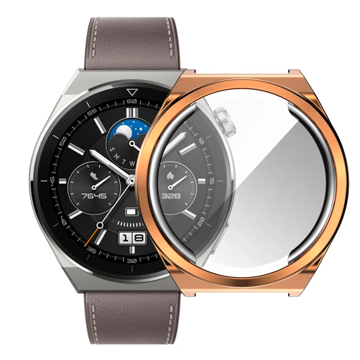 Ally Huaewei Watch GT 3 Pro 43mm Kılıf 360 Full Koruma Ultra İnce Sili