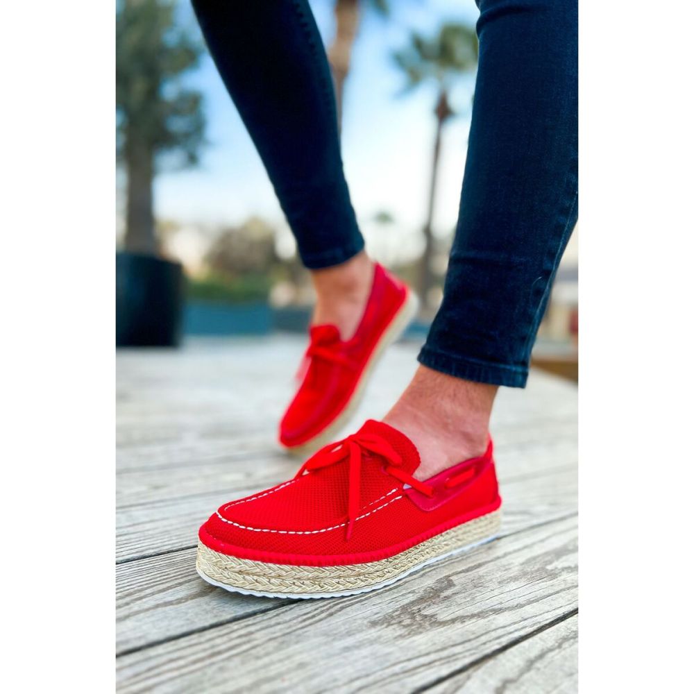 CH311 - Espadril Erkek Ayakkabı KIRMIZI
