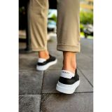 CH979 - Santoni GBT Spor Erkek Ayakkabı SIYAH/BEYAZ