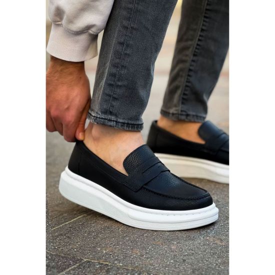 Robert - RS615 Siyah Erkek Loafer Ayakkabı SIYAH