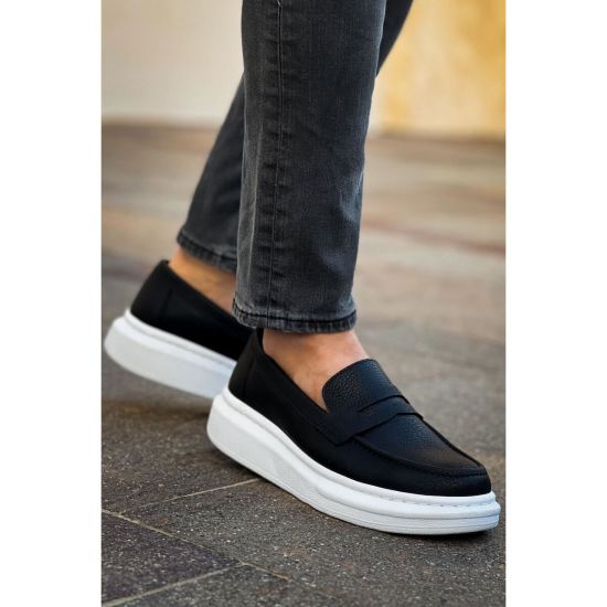 Robert - RS615 Siyah Erkek Loafer Ayakkabı SIYAH