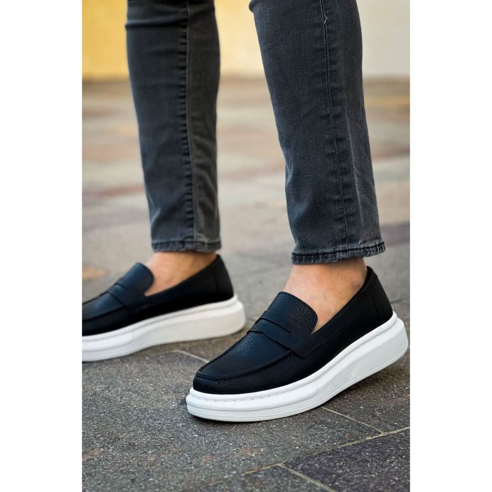 Robert - RS615 Siyah Erkek Loafer Ayakkabı SIYAH