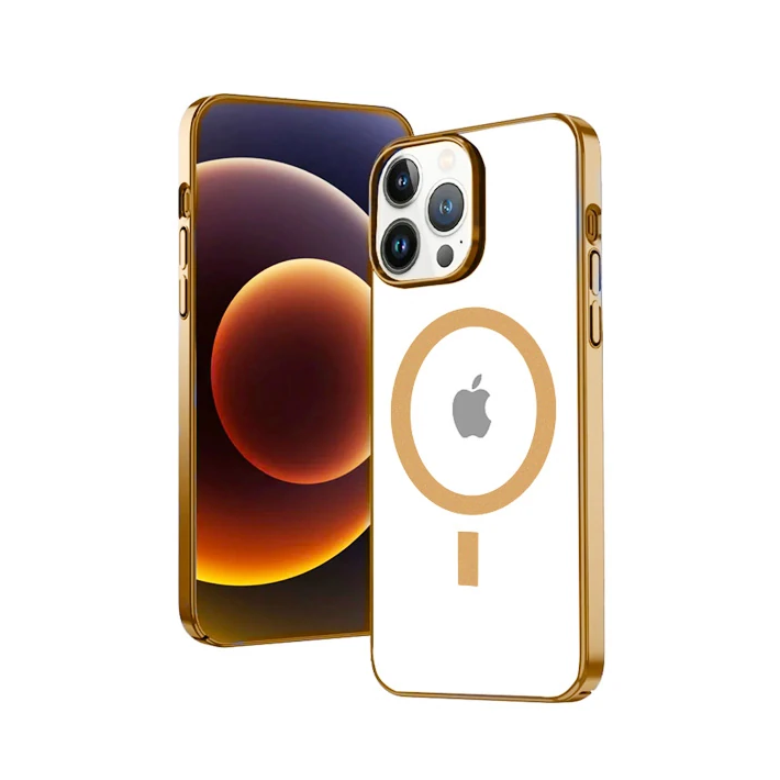 Ally iPhone 13 Pro Max 6.7inç Magsafe Uyumlu Renkli Kenar Silikon Kılı