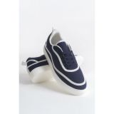 RS625 - Keten Erkek Spor Ayakkabı Lacivert Beyaz