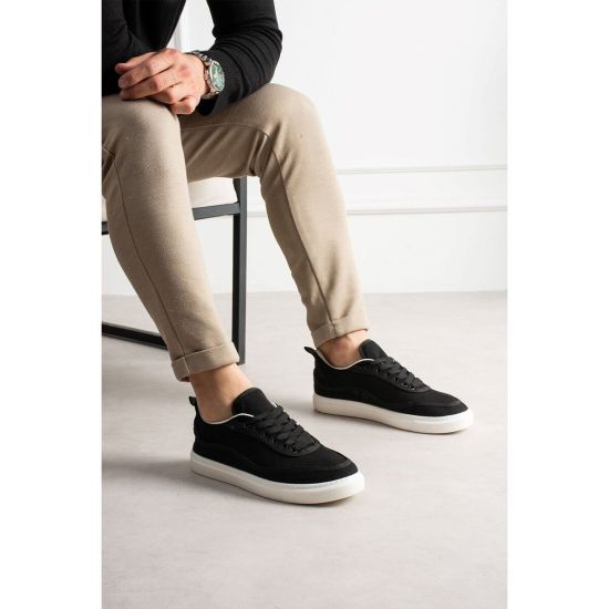 RS625 - Keten Erkek Spor Ayakkabı SIYAH/SIYAH
