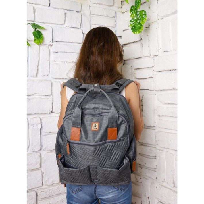 Remuse Unisex Sırt Çantası Gri