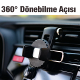 Ally 360 Dönebilen Araç Klima Havalandırma Bölmesi Kancalı Telefon Tut