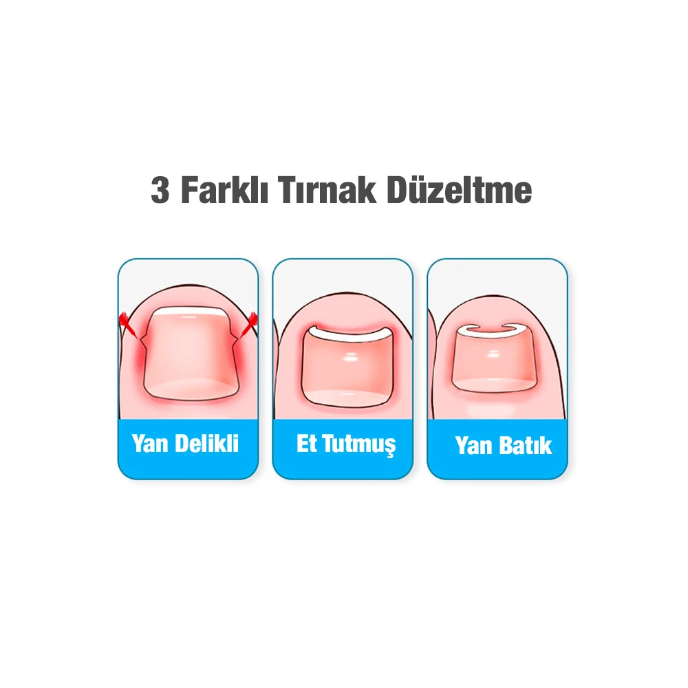 Ezere 24 Parça Profesyonel Tırnak Bakım ve Onarım Manikür Pedikür Seti