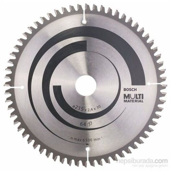 Bosch MultiMaterial 235X2,4X30/25 mm 64 Diş Testere
