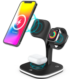 Ally 5in1 iPhone 15-14-13-12 Apple Watch Tutucu Kablosuz Şarj İstasyon