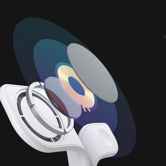 Ally 5in1 iPhone 15-14-13-12 Apple Watch Tutucu Kablosuz Şarj İstasyon