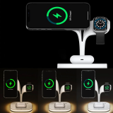 Ally 5in1 iPhone 15-14-13-12 Apple Watch Tutucu Kablosuz Şarj İstasyon