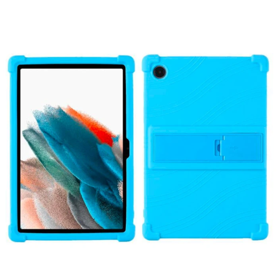 Ally SM Galaxy Tab A8 2021 10.5 (X200/X205) Kılıf Standlı Silikon Kılı