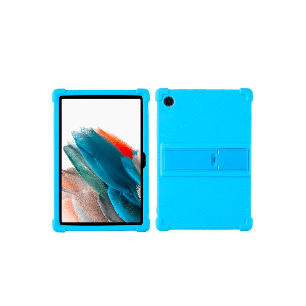 Ally SM Galaxy Tab A8 2021 10.5 (X200/X205) Kılıf Standlı Silikon Kılı