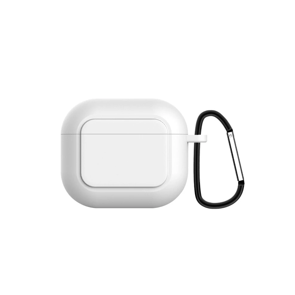 Ally Apple AirPods 3 için Kancalı Ultra İnce Silikon Kulaklık Kılıfı