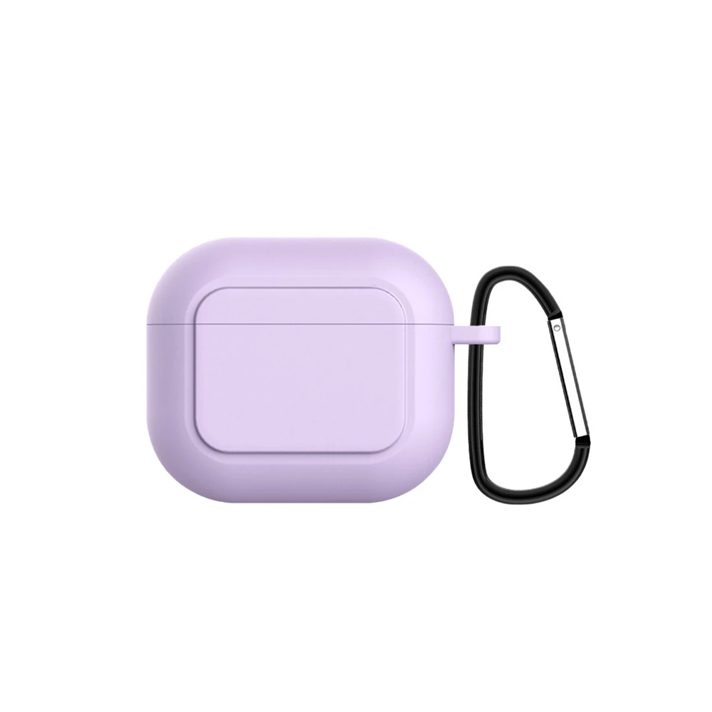 Ally Apple AirPods 3 için Kancalı Ultra İnce Silikon Kulaklık Kılıfı