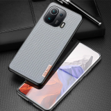 Dux Ducis Fino Serisi Xiaomi Mi 11 Pro Kılıf Premium Dokuma Silikon Kı