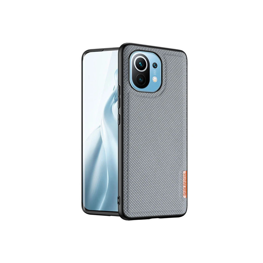 Dux Ducis Fino Serisi Xiaomi Mi 11 Kılıf Premium Dokuma Silikon Kılıf