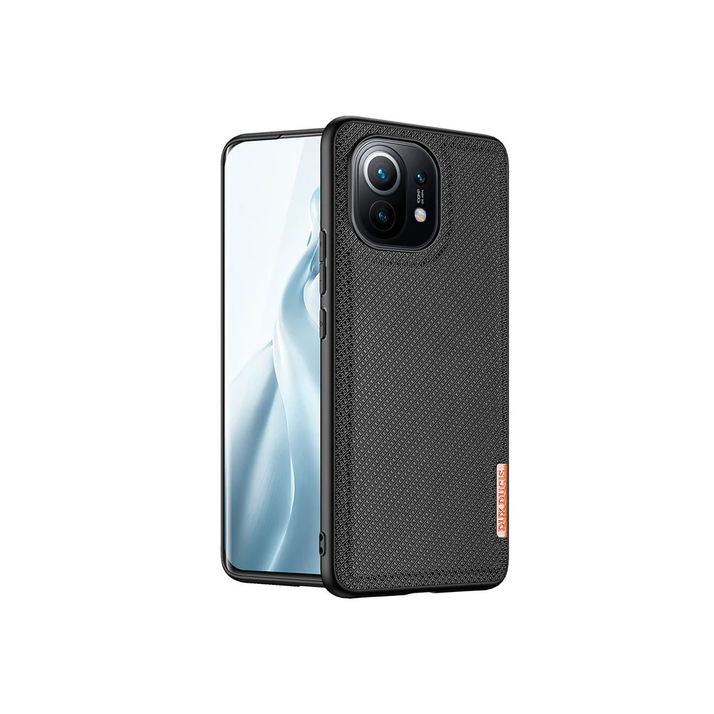 Dux Ducis Fino Serisi Xiaomi Mi 11 Kılıf Premium Dokuma Silikon Kılıf