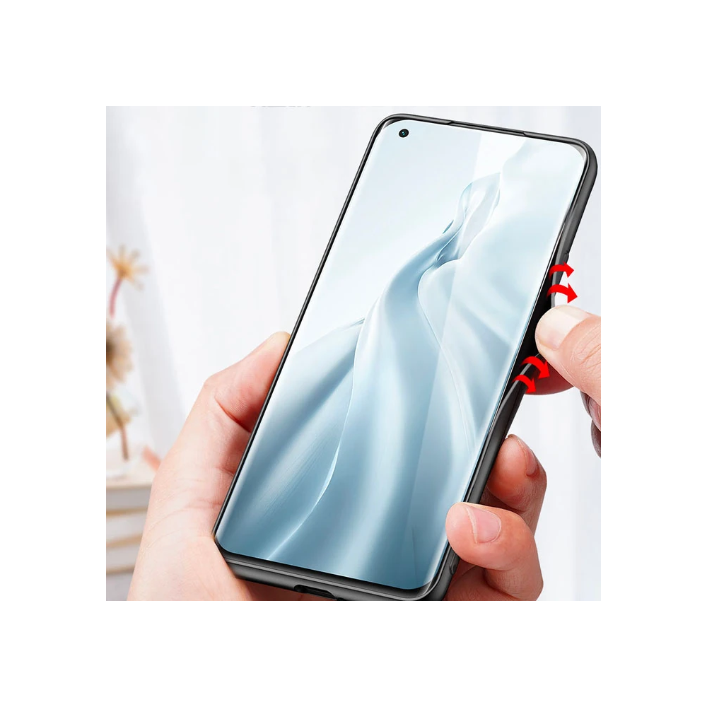 Dux Ducis Fino Serisi Xiaomi Mi 11 Kılıf Premium Dokuma Silikon Kılıf