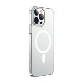 Baseus Crystal iPhone 13 Pro Magsafe Silikon Kılıf + Tempered Ekran Ko