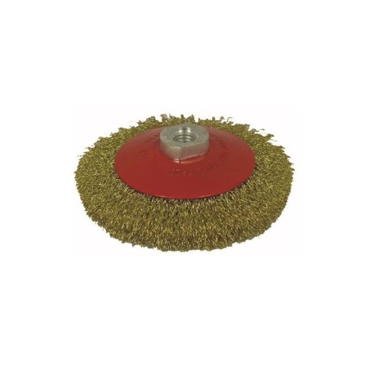 Partner 03033 M14 Vidalı Sarı Telli Fırça 125 mm